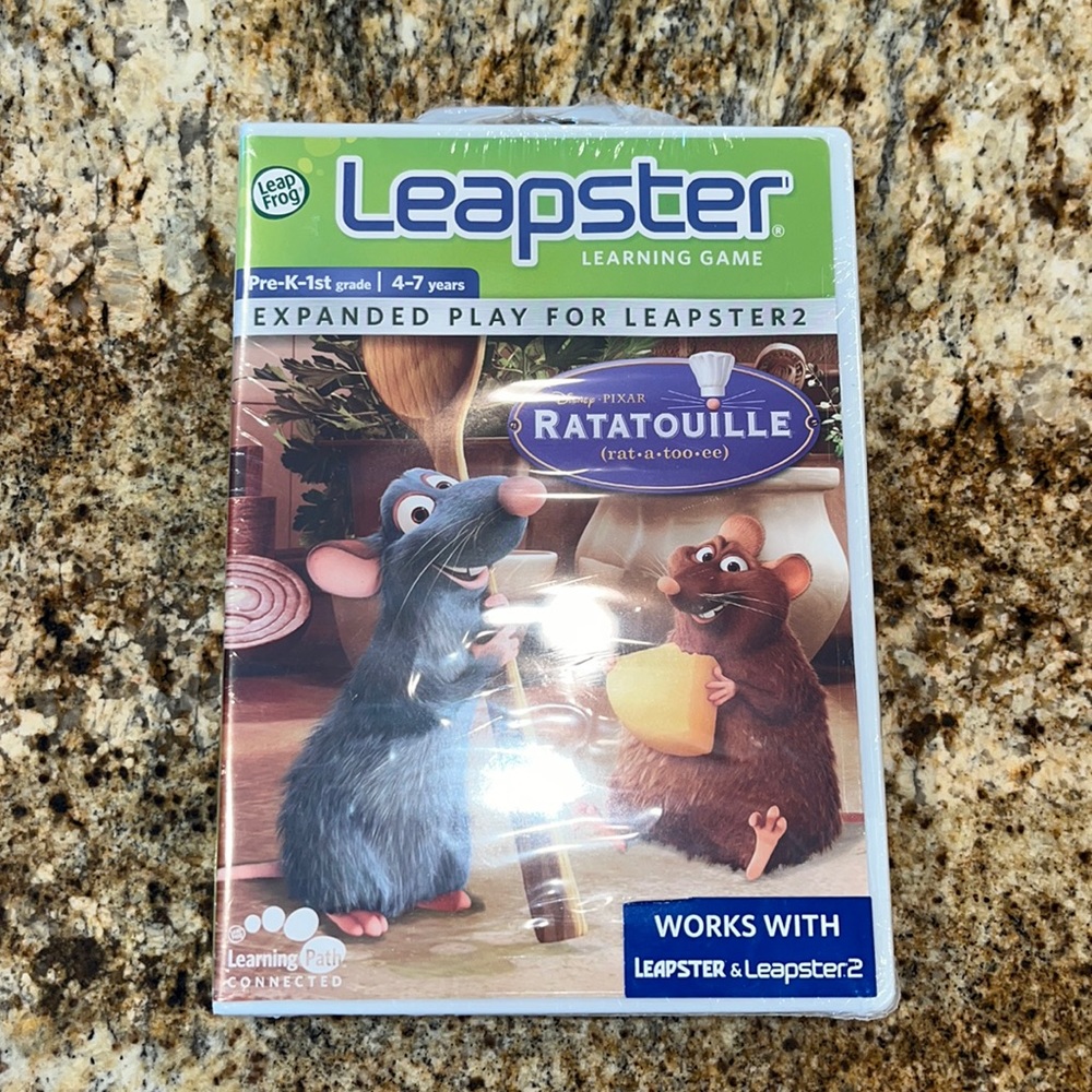 BNWT Leap Frog Leapster Ratatouille learning game